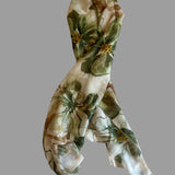 Bruna Rectangle Silk Scarf-Sage