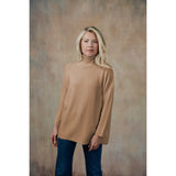 Clara Turtleneck Sweater (Camel)