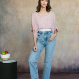 Lana Linen Topper (Washed Rose)