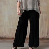 Madelyn Silk Pants (Black)