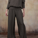 Cassandra Silk Top (Espresso)