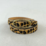 Silvia Leather Belt-(Leopard)