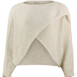 Alessandra Knit Criss Cross Wrap