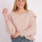 Alessandra Knit Criss Cross Wrap