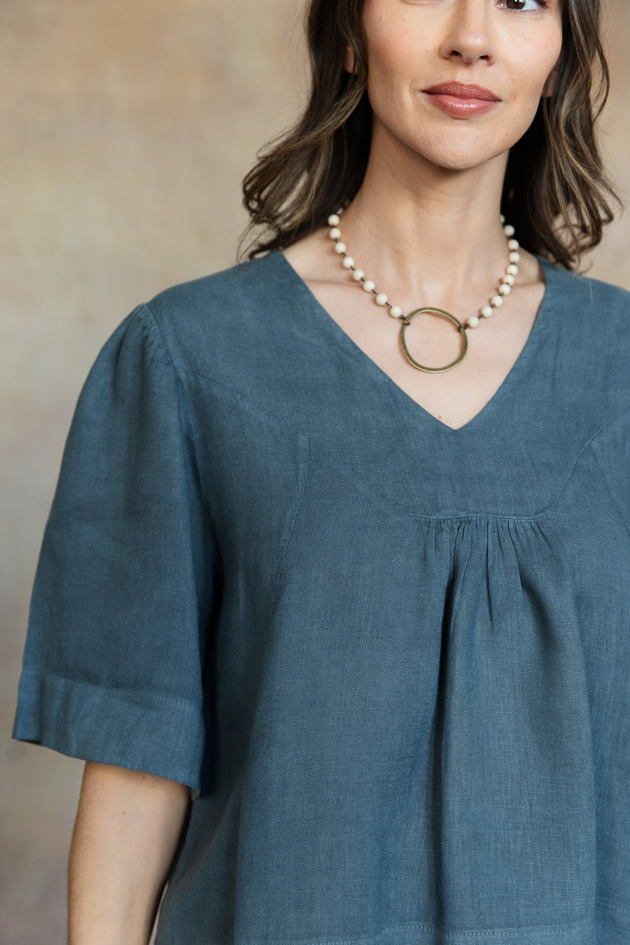 Amelie Linen Top