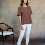 Blanca Linen Top