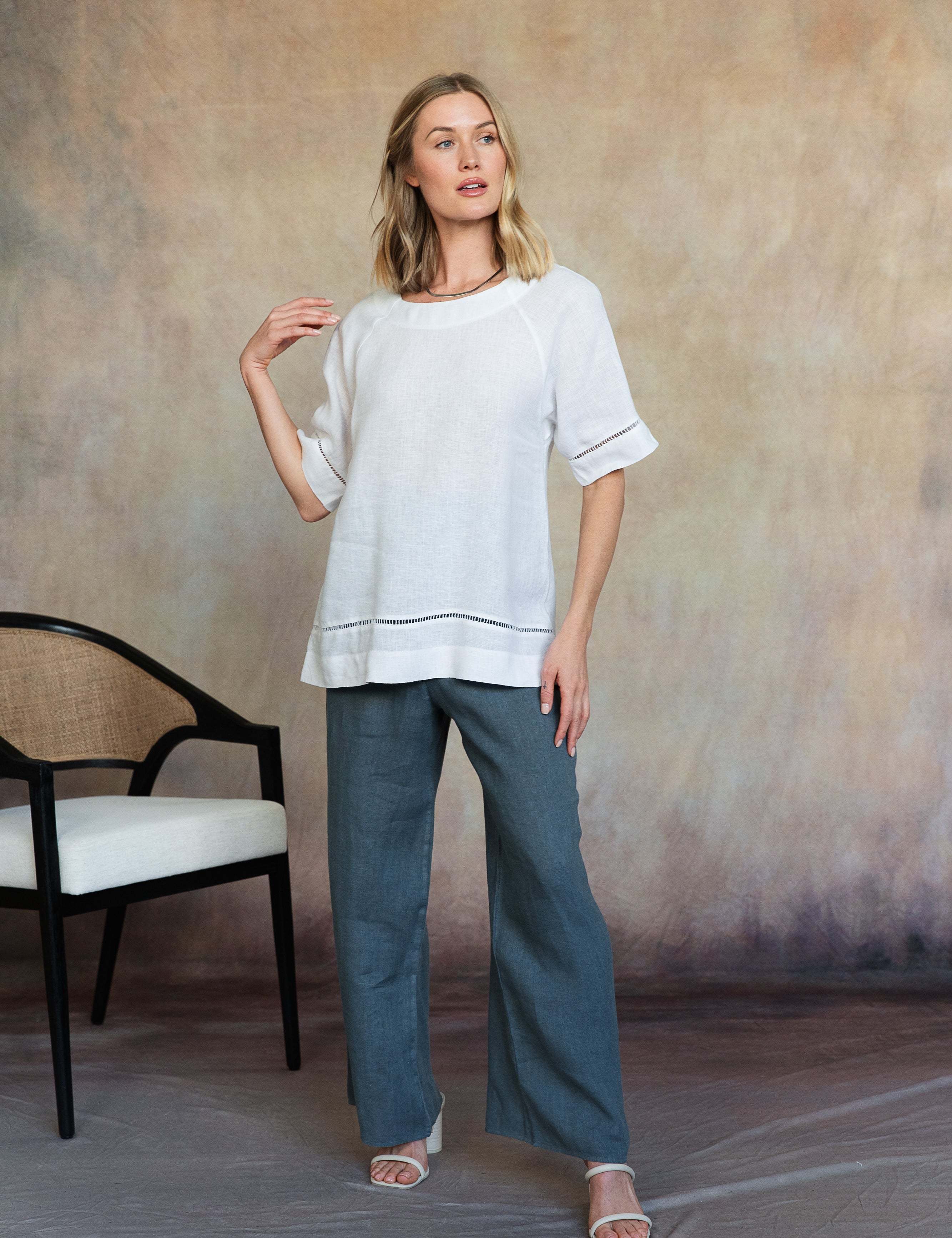 Blanca Linen Top