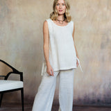 Brina Linen Top (Light Buff)