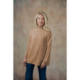 Clara Turtleneck Sweater (Camel)