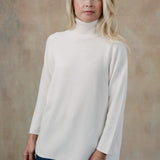 Clara Turtleneck Sweater (Ivory)