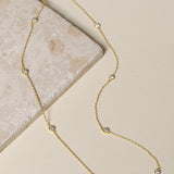 Eleanor Pavé Chain Necklace