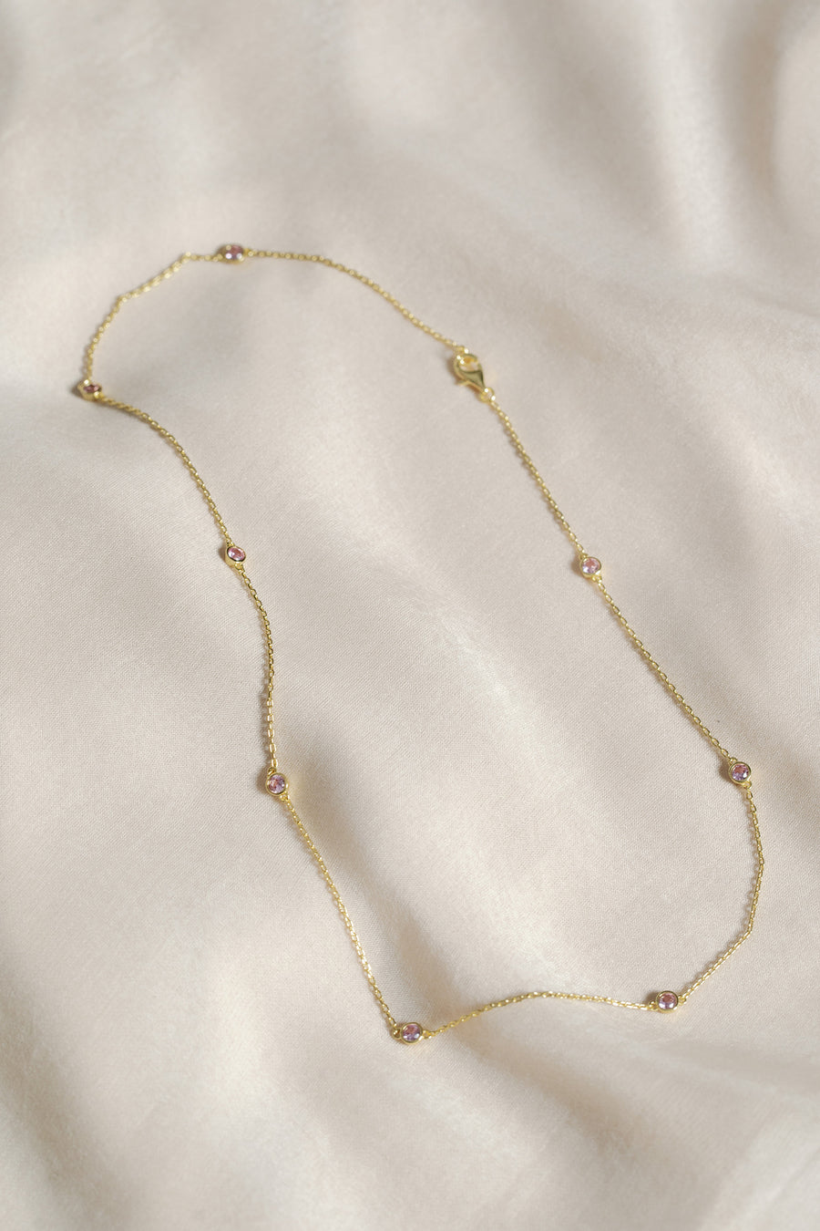Eleanor Pavé Chain Necklace