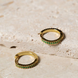 Emerson Pavé Huggie Earrings