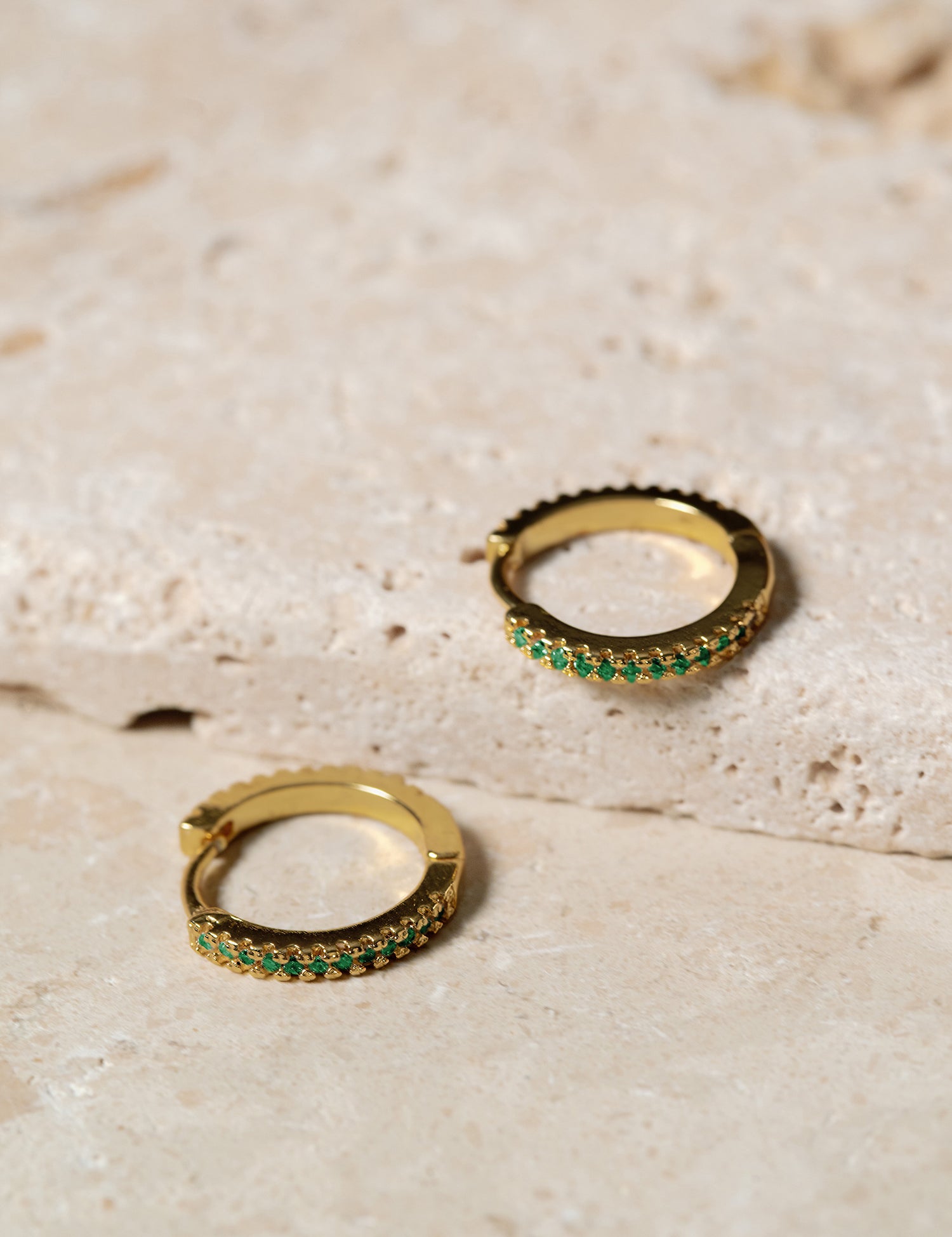 Emerson Pavé Huggie Earrings