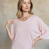 Esma Knit Top (Light Pink)