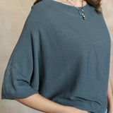 Estelle Knit Top (Dark Grey)