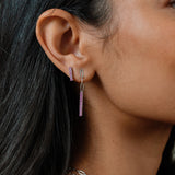 Eugenie Pavé Tennis Earrings