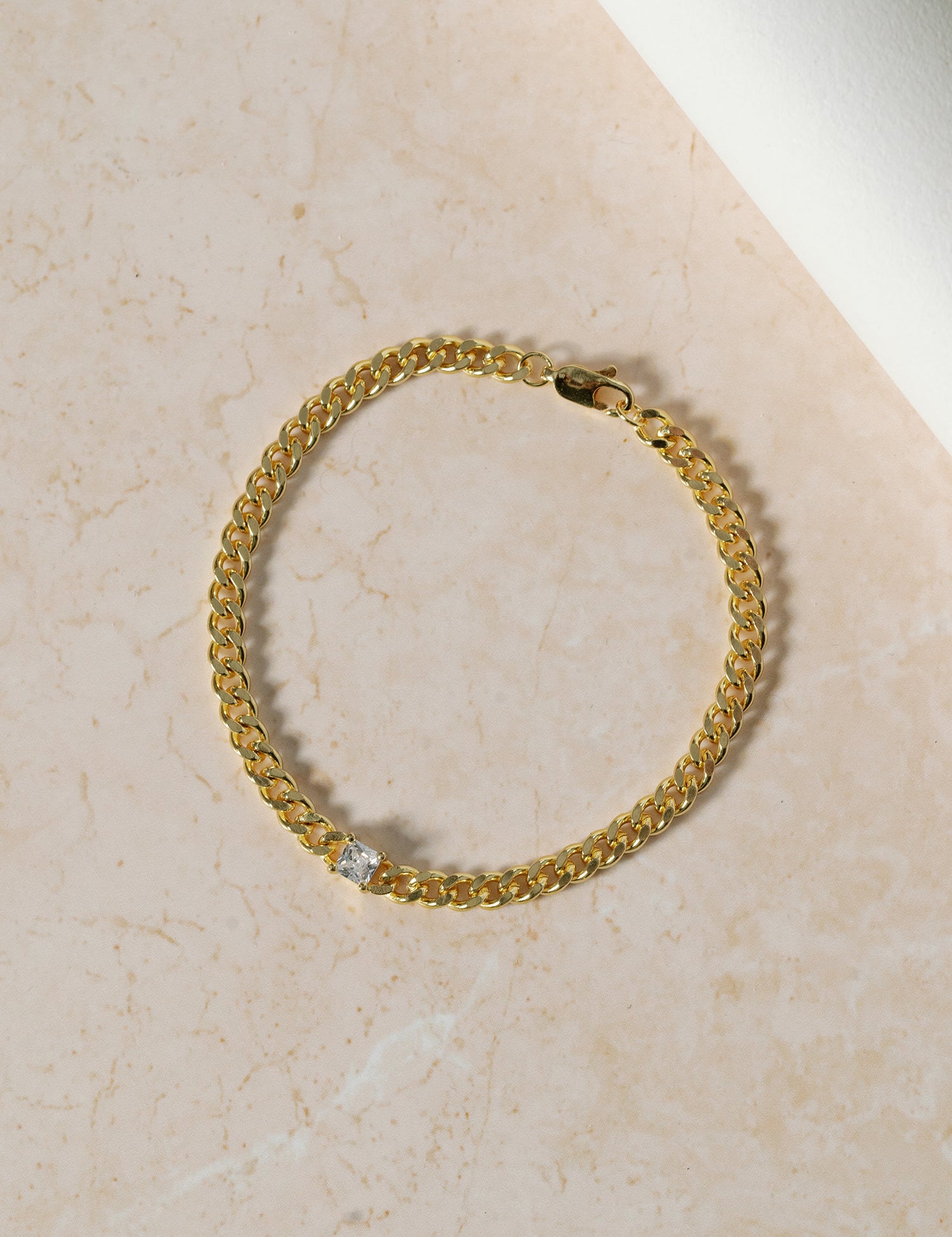 Evie Pavé Chain Bracelet