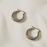 Jolie Croissant Hoop Earrings