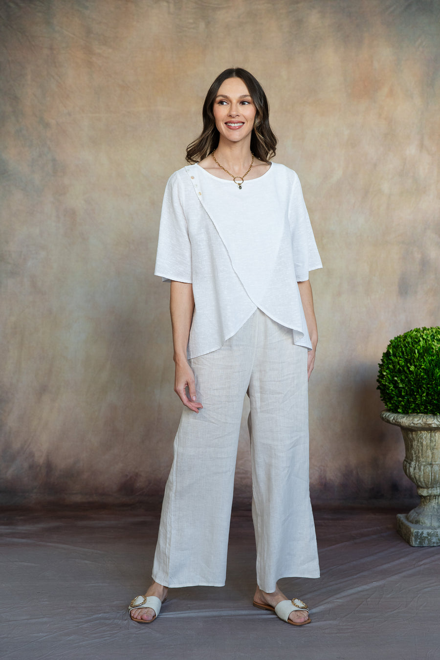 Kari Linen Top