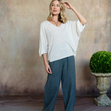 Lenore Linen Pants (Washed Grey)