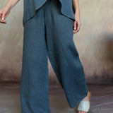 Lenore Linen Pants (Washed Grey)