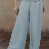Madelyn Silk Pants (Pearl Grey)