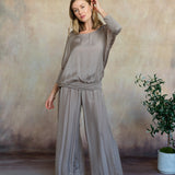 Madelyn Silk Pants (Taupe)