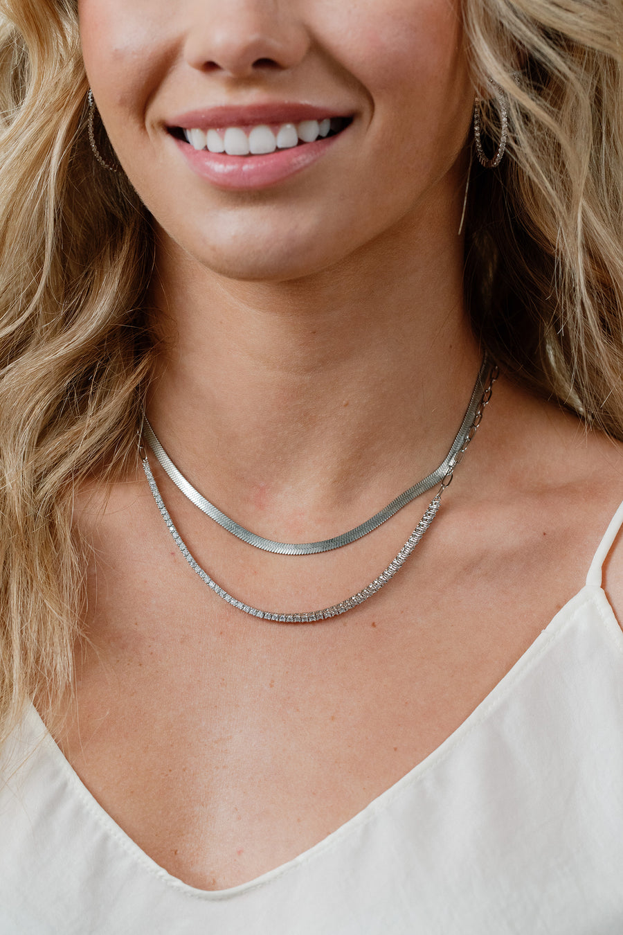 Rosalind Herringbone Necklace