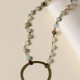 Selena Circle Beaded Necklace