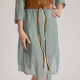 Serafina Kimono Belt-Camel