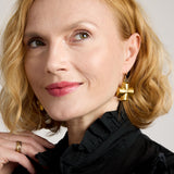 Surri cross earrings